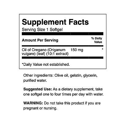 Oregano Roj softgels ntxiv qhov tseeb