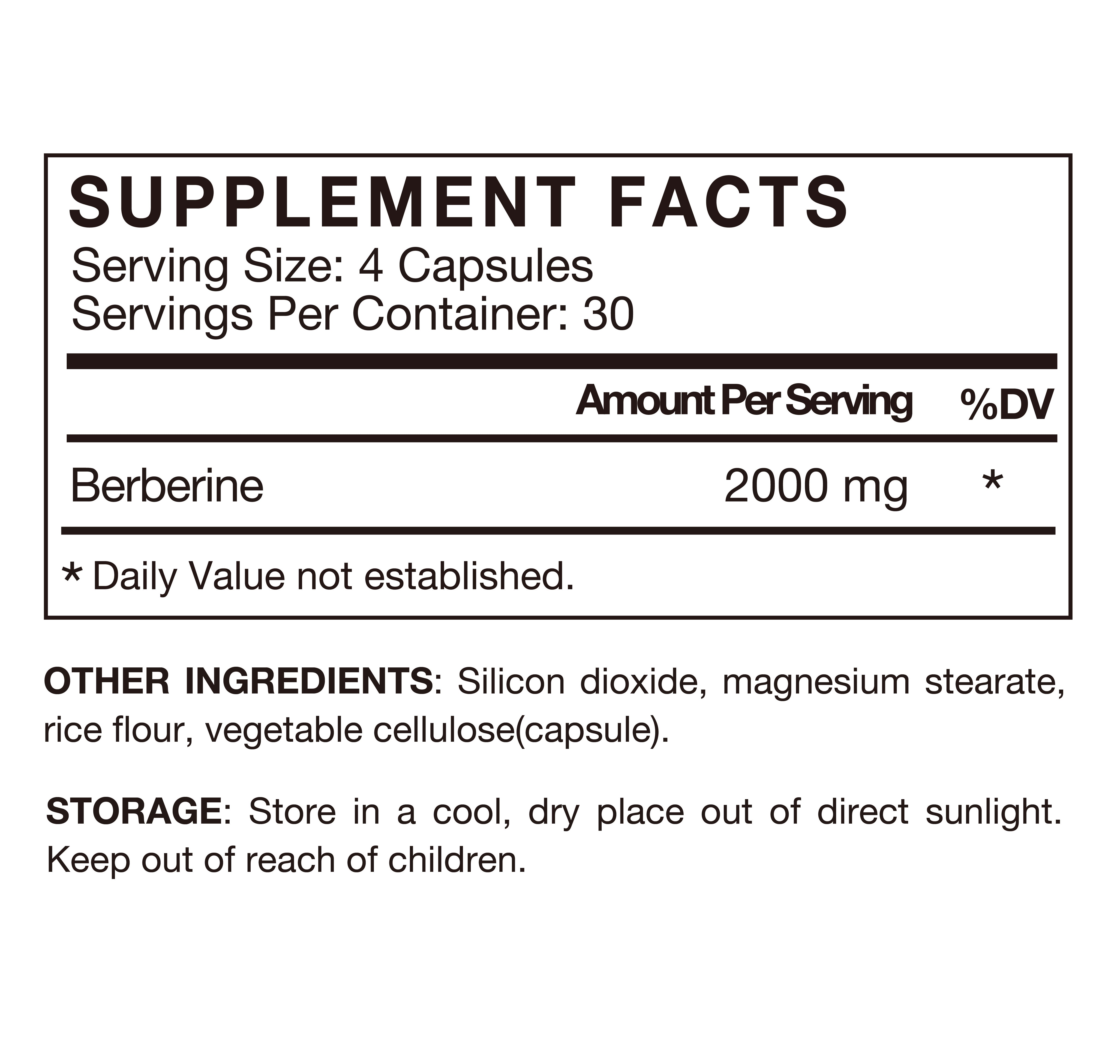 berberine capsules