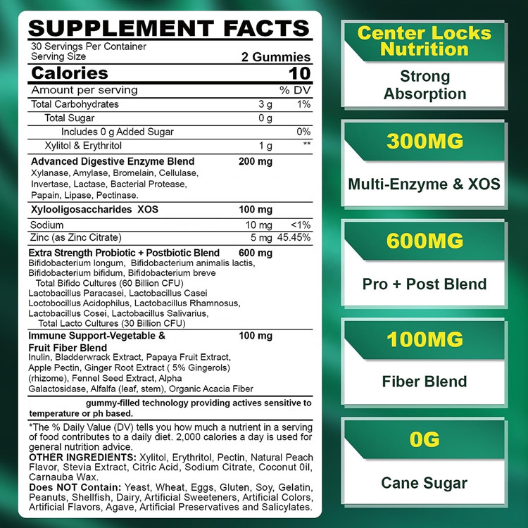 Enzymes Gummies supplement